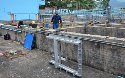 Concluyen trabajos programados en la planta de tratamiento de agua potable Caldas.