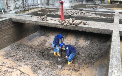 Continúan trabajos de mantenimiento en las instalaciones de la bocatoma Caraño