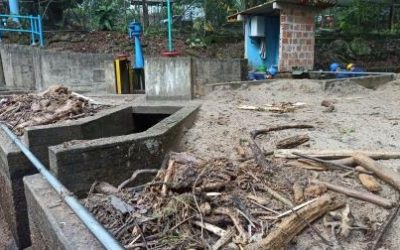 Creciente de los ríos Hacha y Caraño, afectaron el sistema de captación en la bocatoma Caraño