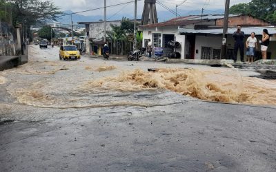 Daño afectó la tubería de conducción de 18 pulgadas que conduce agua potable desde la PTAP El Diviso, hacia los tanques Cunduy y Malvinas