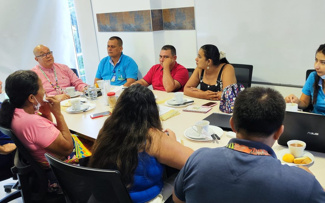 Presidentes de las cinco etapas de Paloquemao, agradecieron a la Empresa SERVAF S.A. E.S.P y alcaldía de Florencia por la construcción del acueducto para su comunidad.