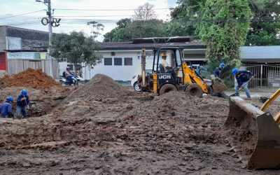 La Empresa de Servicios de Florencia S.A. E.S.P., SERVAF S.A. E.S.P., restableció el servicio de acueducto en el sector del barrio Los Ángeles.