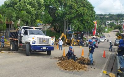 Nueva reposición de alcantarillado en El Cunduy